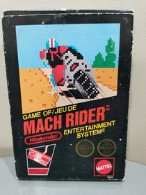 Mach Rider NES Original Game CIB 5 Screw Cart. Nintendo