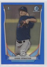 2014 Bowman Draft Chrome Blue Refractor 304/399 Chad Sobotka #CDP87 0a3