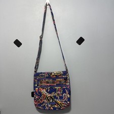 Vera Bradley Triple Zip Hipster Adjustable Crossbody Convertible Bag Multicolor
