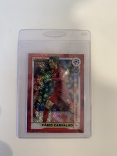 Topps Merlin Fabio Carvalho Rose Gold Rookie /299 Liverpool UEFA Soccer Card