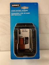 Hart 1-Slot Battery Storage Holder Mountable Compatible Hart 20V Batteries