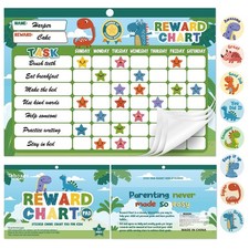 Thboxes Behavior Reward Chart for Kids at Home, 11.8"x8.3" Chore Charts Din...