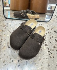 Birkenstock Boston Soft Footbed Suede Leather Men's and Women's Shoes 37-45