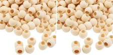 300 Pcs Unfinished Wood Beads for DIY Jewelry and Craft Projects