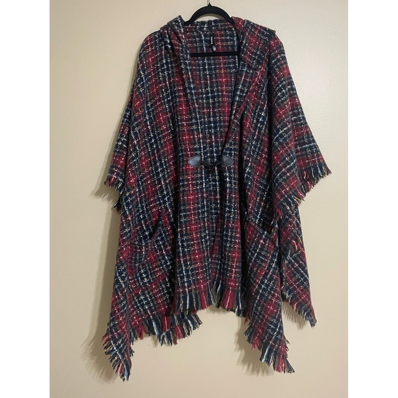 Torrid Hooded Ruana Plaid Poncho One Size
Opens in a new window or tab
