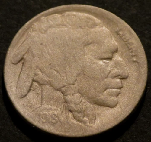 1918 D Buffalo Nickel Semi-Key Date Details Holo-Restored Five Cent 5c Coin E297