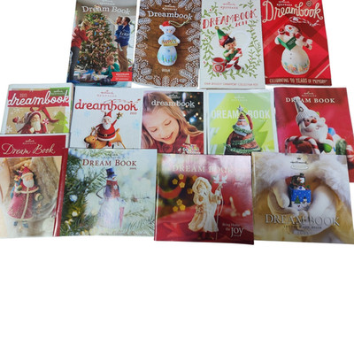 Lot of 13 Hallmark Keepsake Dream Books 2017-16-14-13-11-10-09-08-07-06-05-04-03