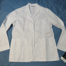 META Medical Doctor Consultation White Coat women's Size 12 - 28" Length - NEW
