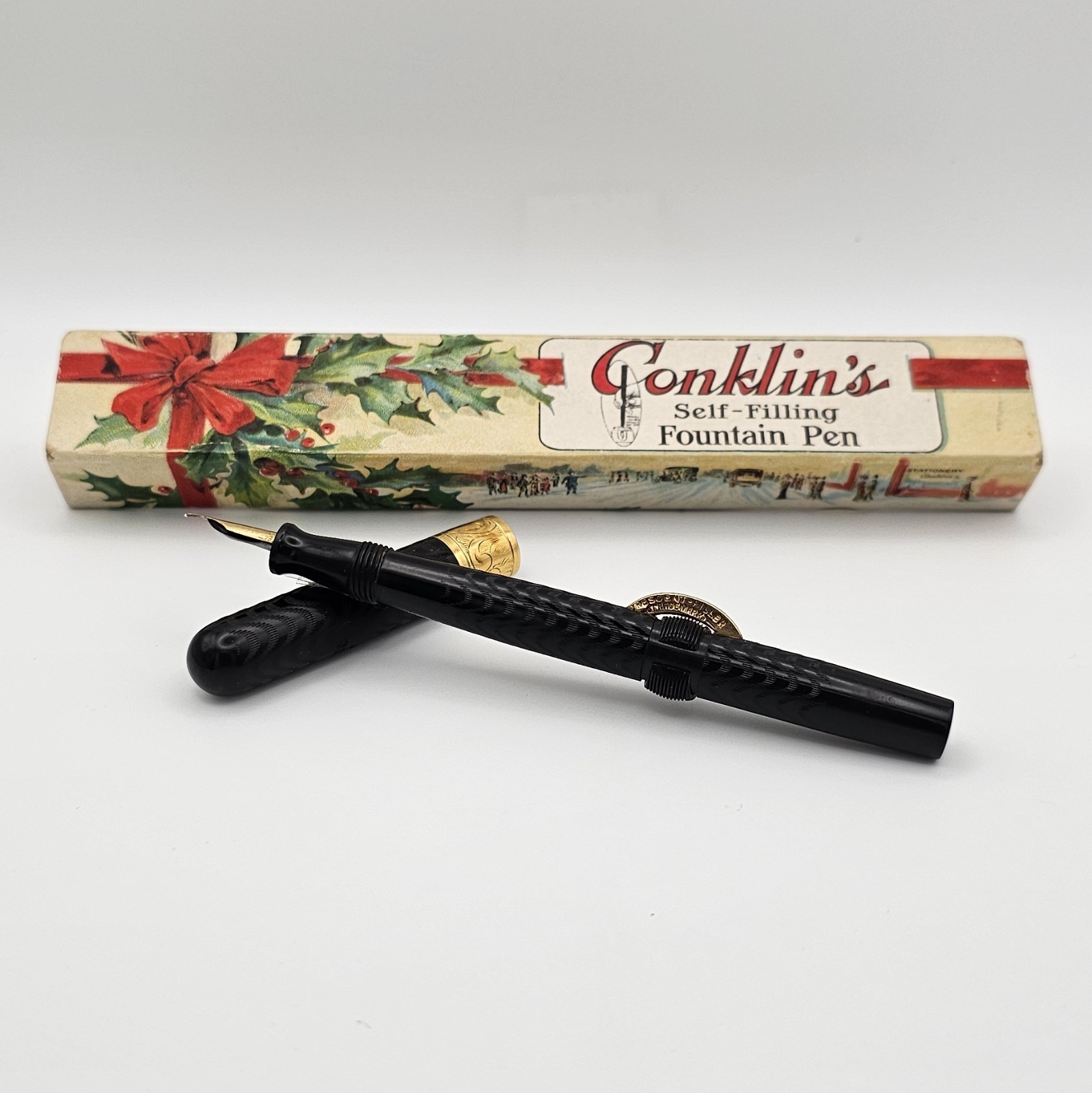 Antique Conklin Crescent Filler 2NL Self Filling Non Leakable Fountain Pen 1910?