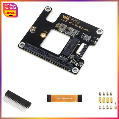 M.2 Adapter PCIe für Raspberry Pi 5 NVMe SSD Hohe Lesegeschwindigkeit