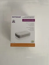 NETGEAR GS605v5 5-Port Gigabit Ethernet Switch (NEW IN BOX)