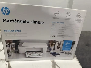 HP DeskJet 2722 All-In-One Color Inkjet Printer Wi-Fi USB Bluetooth Scanner