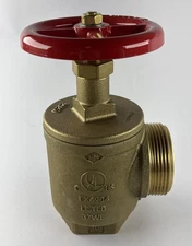 Válvula angular para manguera ASC 4324000610 2-1/2” FNPT x MNST contra incendios miniatura 3