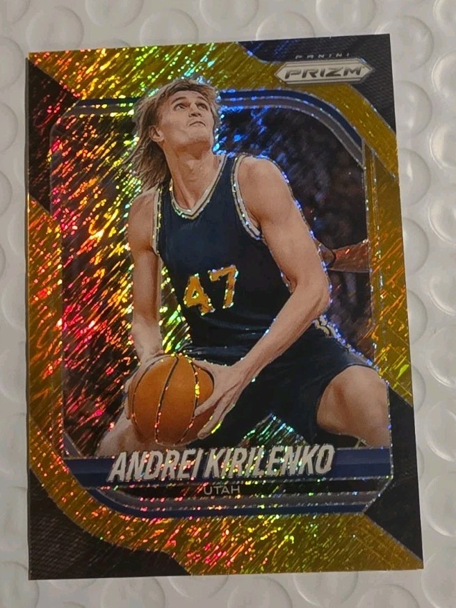 2025-26 Panini Prizm Andrei Kirilenko Gold Wave #/10 Jazz