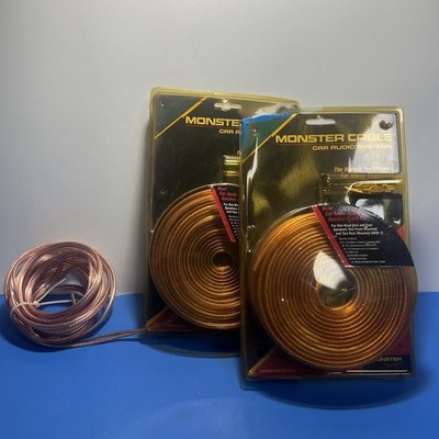   Monster Cable MSK-1 Car Audio Speaker Cable Kits (2x)   One Open   Unused
