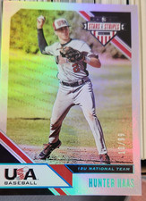 2020 Panini USA Baseball Stars & Stripes - Hunter Haas Longevity Holofoil /99