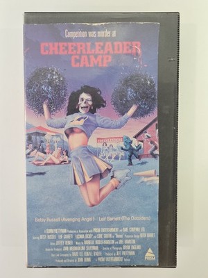 CHEERLEADER CAMP -VHS, Horror/Teen Comedy Film Rated R 1987 RARE! Please Read!