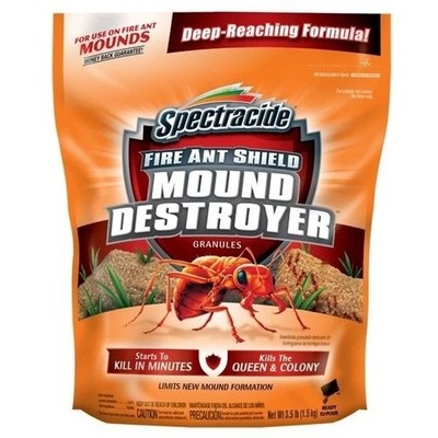 Spectracide Fire Ant Shield Mound Destroyer Granules 3.5 lb Ant Killer