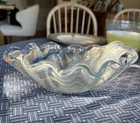 Vintage Murano Style Artisan Hand Blown Glass Bowl