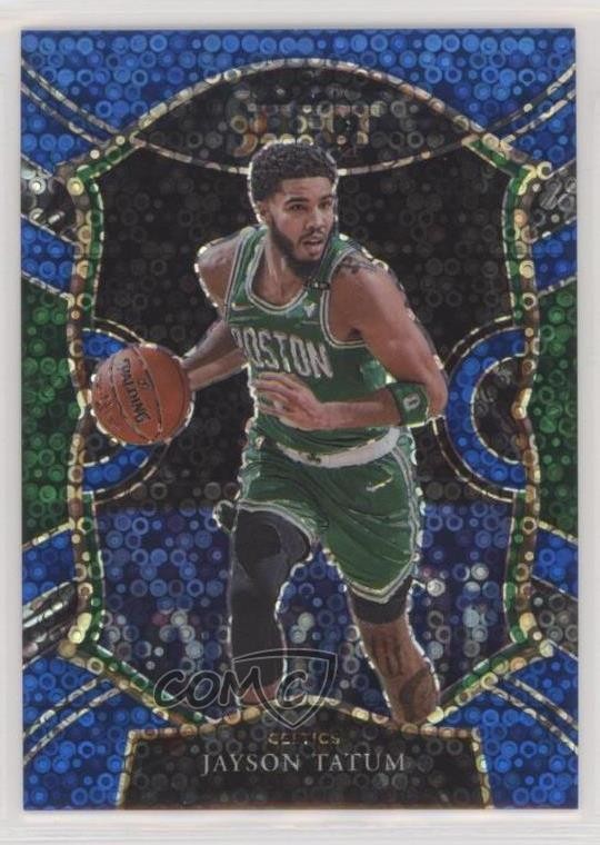 2020-21 Panini Select Concourse Blue Disco Prizm 18/25 Jayson Tatum #41 hs9