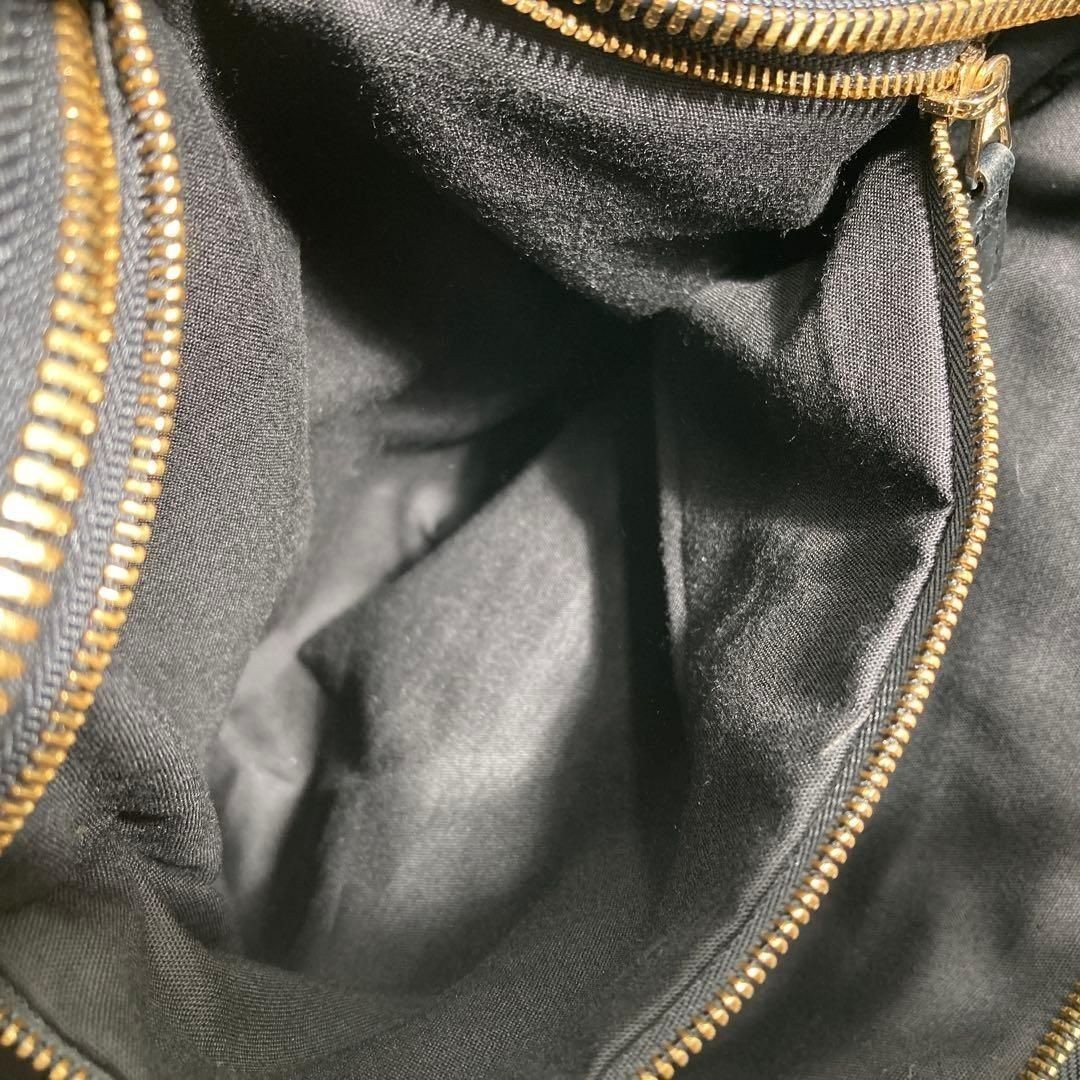 Balenciaga Giant City Black Leather 2Way Handbag Shoulder Bag Used Japan thumbnail 13