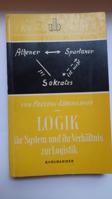 Logik Ihr System und Verhaltnis zur Logistik Baron von Freytag Inhalt