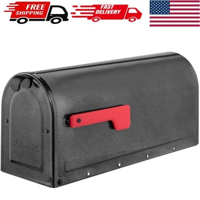 Medium Pewter Mailbox - Durable Galvanized Steel, Weatherproof & USPS Approved