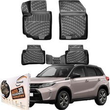 Autofußmatten kompatibel mit Suzuki Vitara (LY) ab 2015 Allwetter Gummimatten