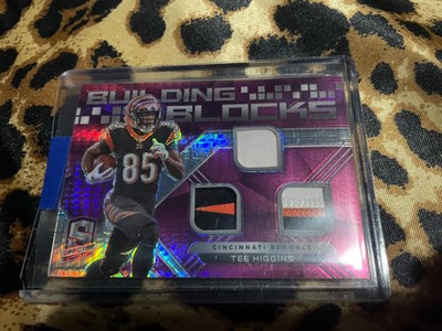 Tee Higgins Building Blocks Trio Patch 4/15 -RC- 2020 Panini Spectra Football