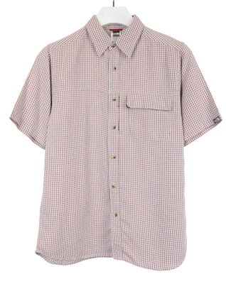 THE NORTH FACE Shirt Herren SMALL Button-Up Short Sleeve Gingham Patched Pocket - Bild 1 von 4
