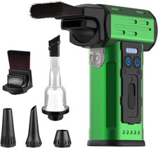 Compressed Air Duster and Vacuum Cleaner with 2-In-1 Blow Suction Function, 13