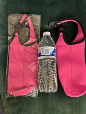 2pcs 15.5-20oz Neoprene Insulated Carrier Water Bottle Sleeve, Pink