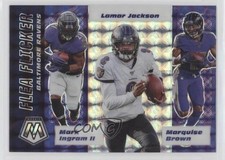 2020 Mosaic Flea Flicker Prizm II Marquise Brown Lamar Jackson Mark Ingram 02rn