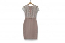 Hobbs Dress UK 8 Pale Pink Occasion Wedding Races Sleeveless Bodycon Preloved