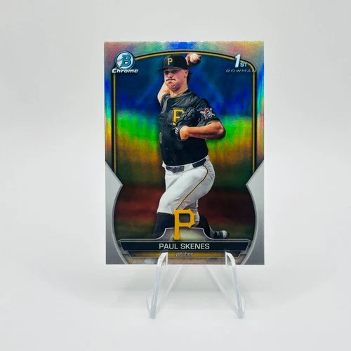 2023 Bowman Chrome Draft PAUL SKENES 1st Prospect REFRACTOR RC Rookie #BDC-14