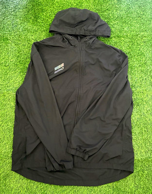 Hurley Phantom Men s S Black Hooded Full-Zip Windbreaker Jacket Outdoor