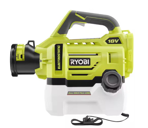RYOBI ONE+ 18V Cordless Electrostatic 0.5 Gal. Sprayer (Tool Only) P2809BTL