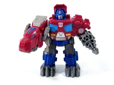 Transformers Dinobot Adventures Optimus Prime T-Rex 4.5'' Inch Figure Hasbro Tomy