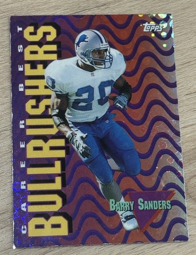 Barry Sanders [Refractor] #SB27 1999 Topps Chrome Season's Best card