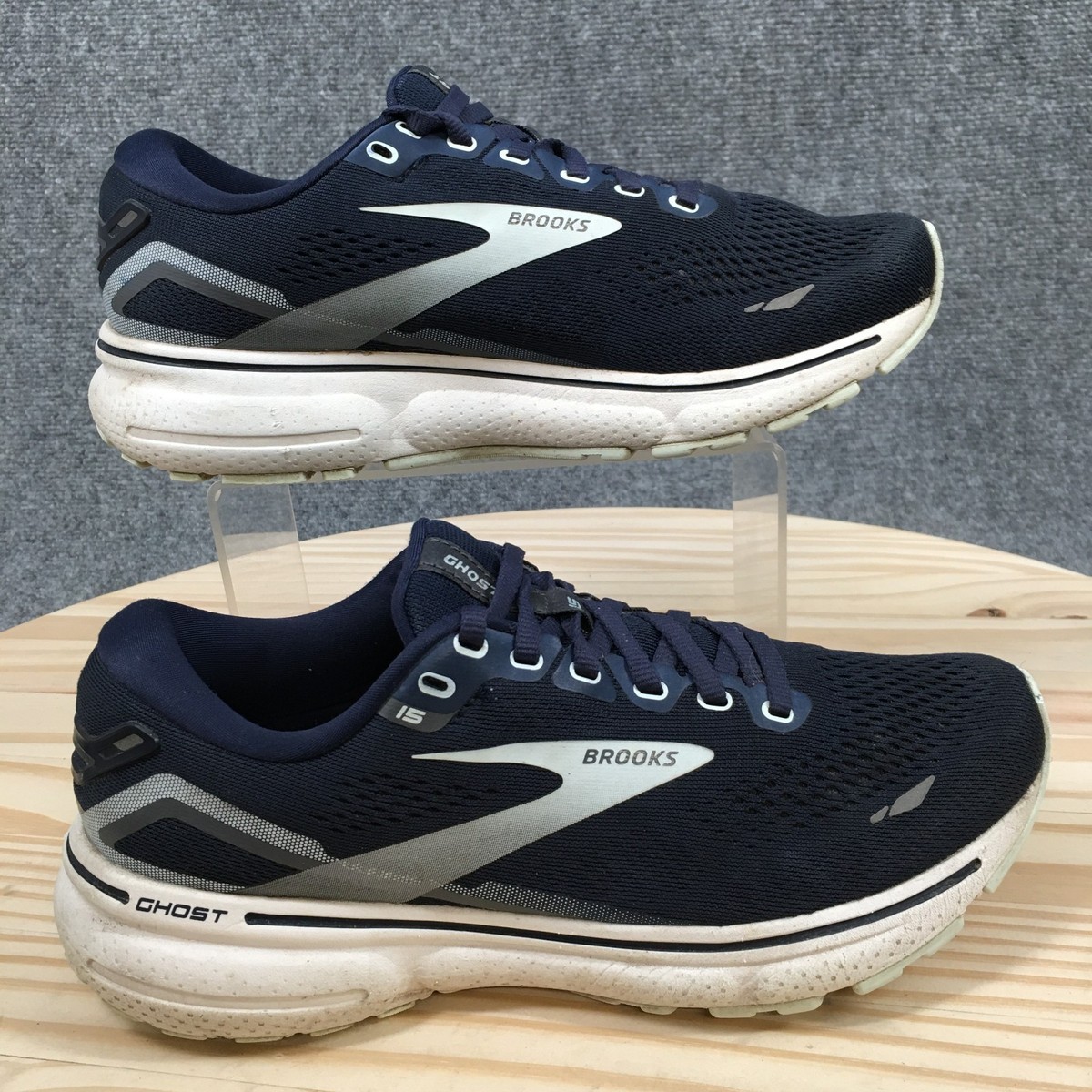 U Brooks Ghost 15 Shoes Womens 8 B Athletic Low Sneakers Lace Up