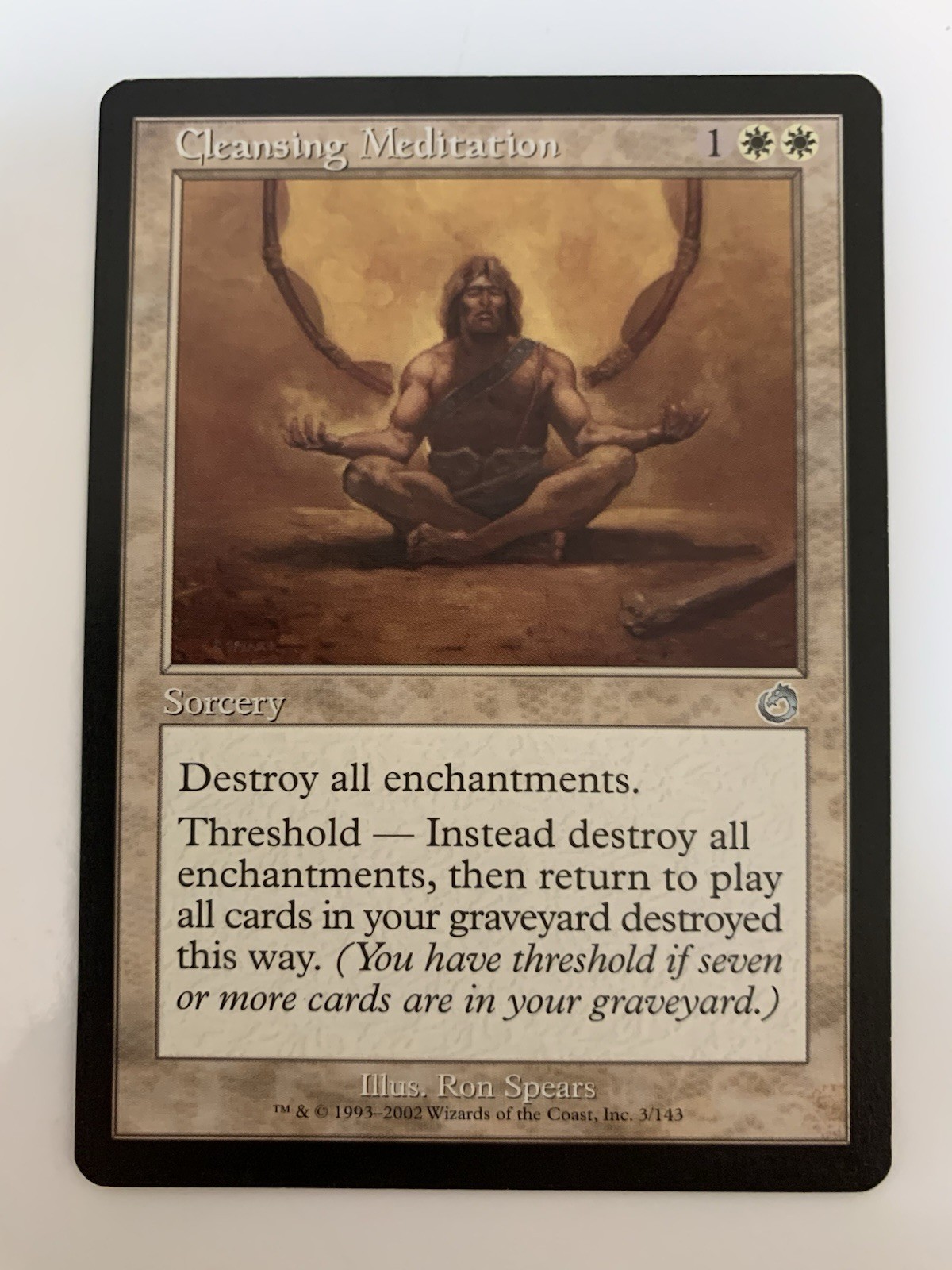 MTG NM Cleansing Meditation Torment Free Shipping In The US with Tracking