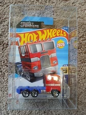 Hot Wheels 2025 Optimus Prime #104/250 HW Screen Time 6/10 Transformers NEW
