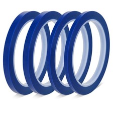 4 Rolls Fine Line Tape, Multi-Size Vinyl 6mm x 3mm, 66 meters per roll