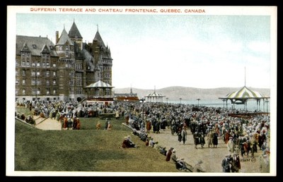 Postcard Dufferin Terrace & Chateau Frontenac, Quebec