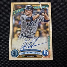 Austin Meadows 2019 Topps Gypsy Queen Autograph GQA-AME Tampa Bay Rays
