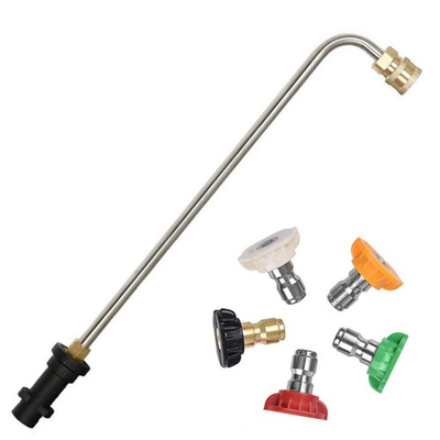 #ad Pressure Washer Gutter Cleaner Attachment Angled Extension Wand with Nozzle Tips $19.99