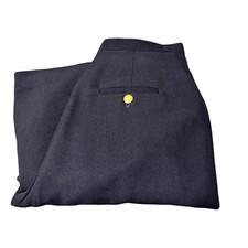 Lauren Ralph Lauren Trousers Womens 4P 25x27 Worsted Wool Navy Blue Vintage