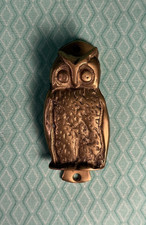 Vintage Brass Owl Door Knocker 
