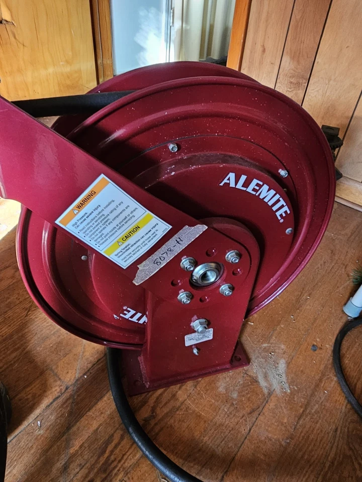 Alemite 8078-H 重型软管 Relel — 第 3/4 张图片