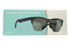 Smart Glasses Wireless Bluetooth Sunglasses Open Ear Hands Free Calling F-06 New
